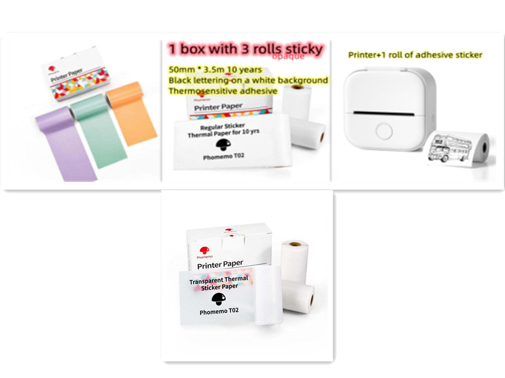 Portable Mini Bluetooth Printer