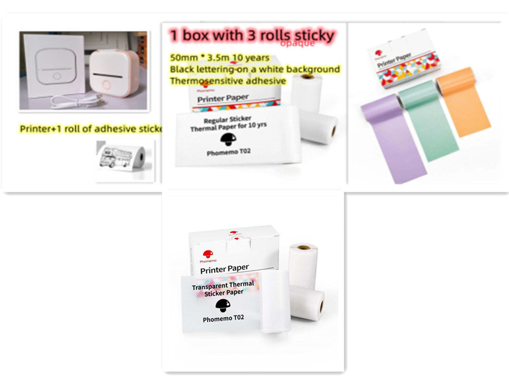 Portable Mini Bluetooth Printer
