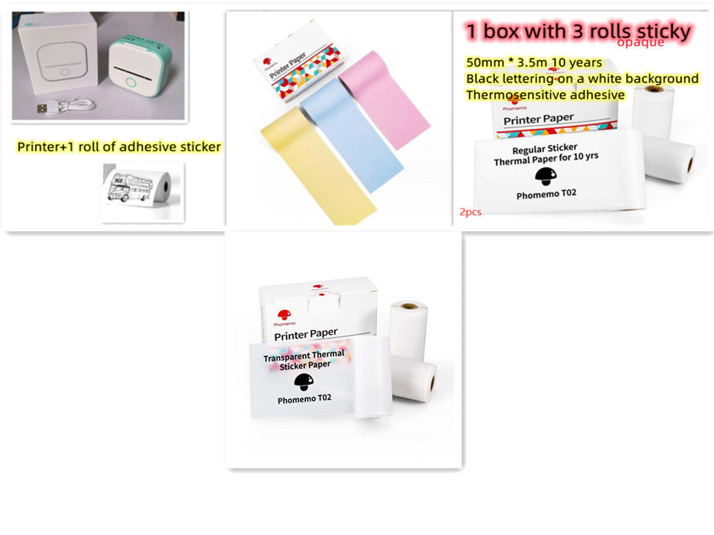 Portable Mini Bluetooth Printer