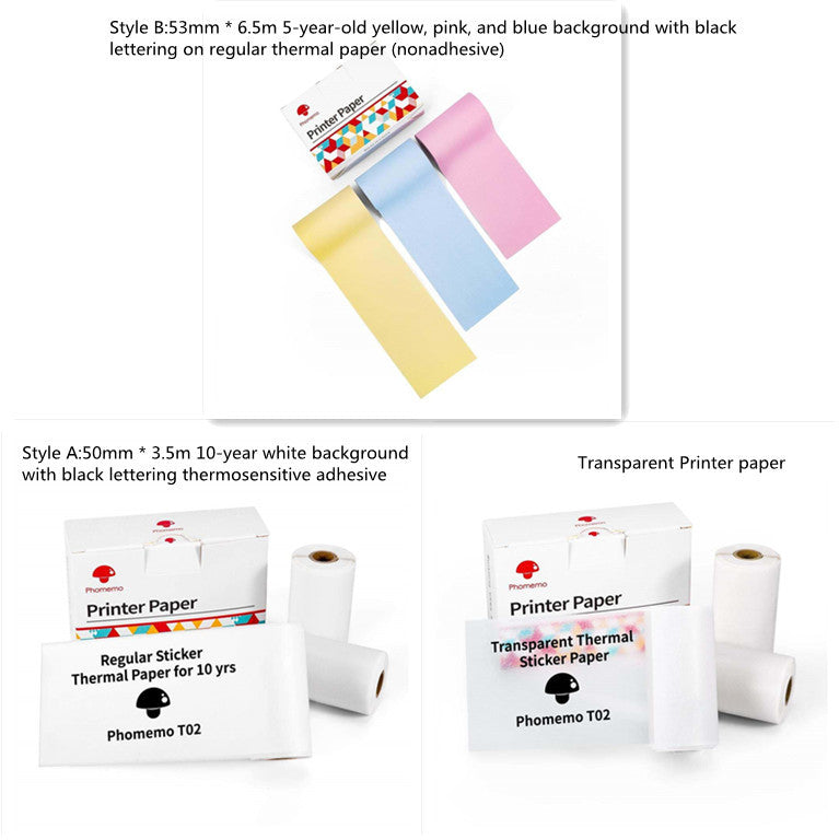 Portable Mini Bluetooth Printer